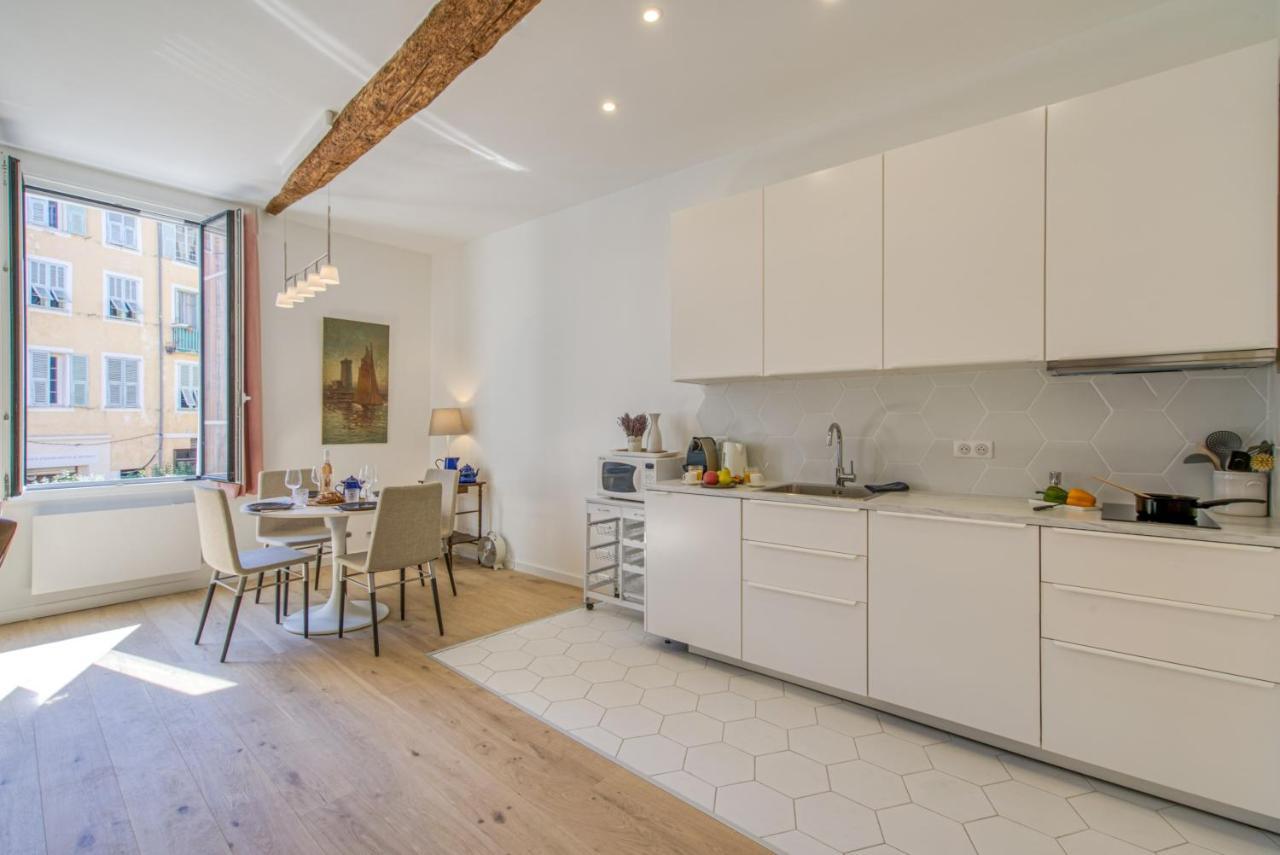 St Jobis - Charmant Appartement, Moderne Et Refait A Neuf, Vieux-Nice Luaran gambar