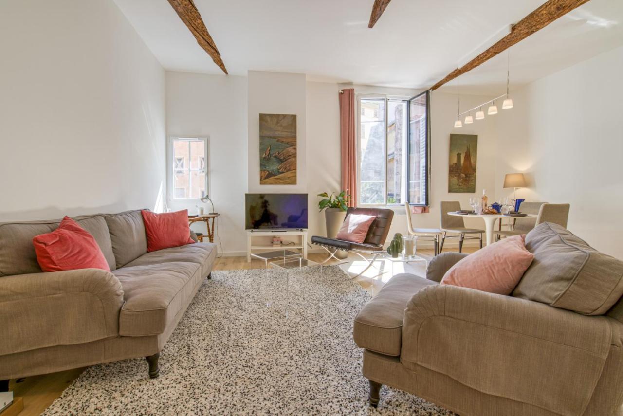 St Jobis - Charmant Appartement, Moderne Et Refait A Neuf, Vieux-Nice Luaran gambar