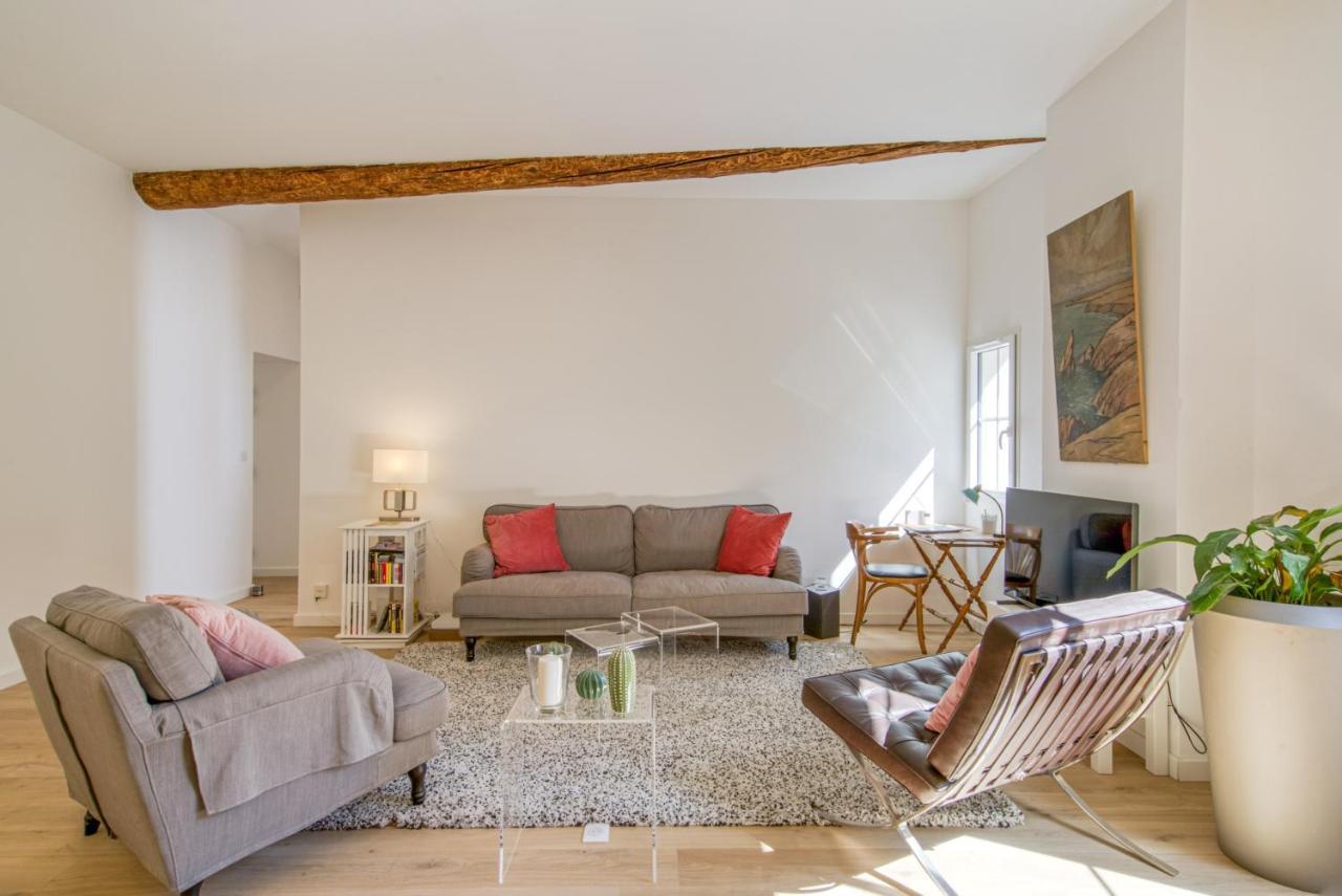 St Jobis - Charmant Appartement, Moderne Et Refait A Neuf, Vieux-Nice Luaran gambar