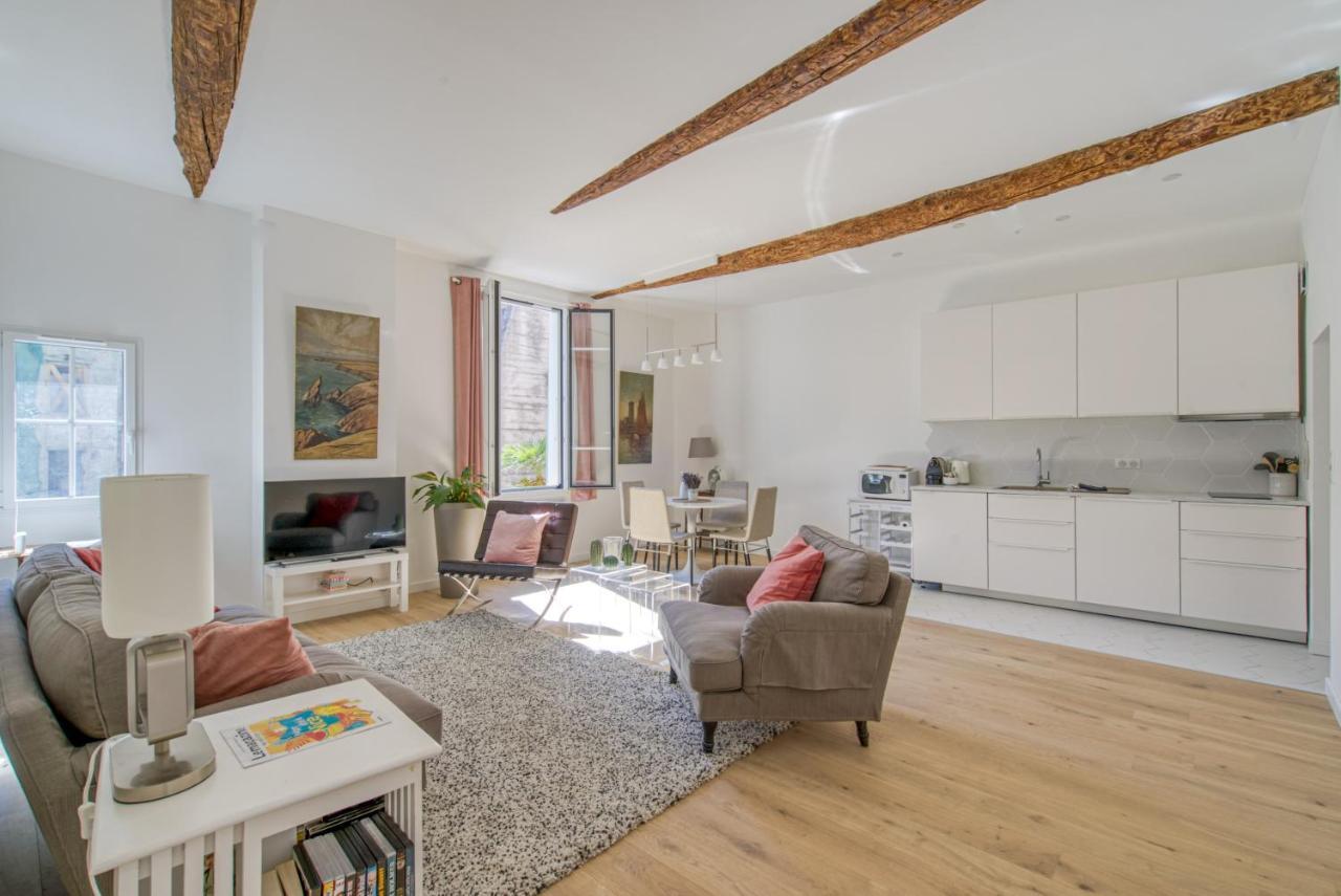 St Jobis - Charmant Appartement, Moderne Et Refait A Neuf, Vieux-Nice Luaran gambar